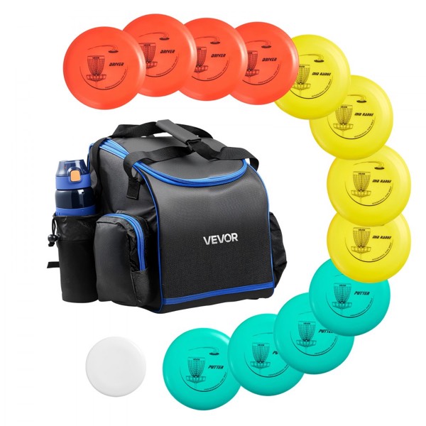 12-disc value pack assortment of disc golf discs