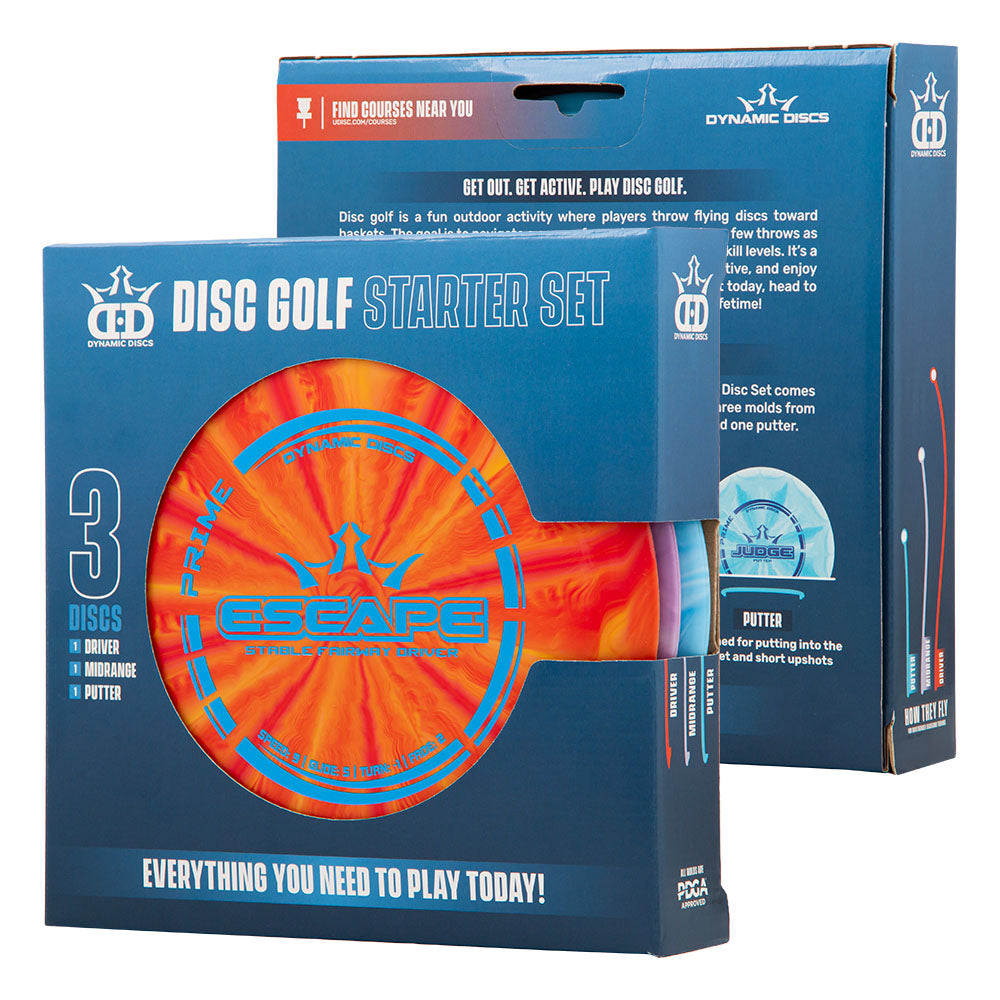 Dynamic Discs Prime Burst 3-Disc Golf Set with Escape driver, Truth midrange, and Judge putter