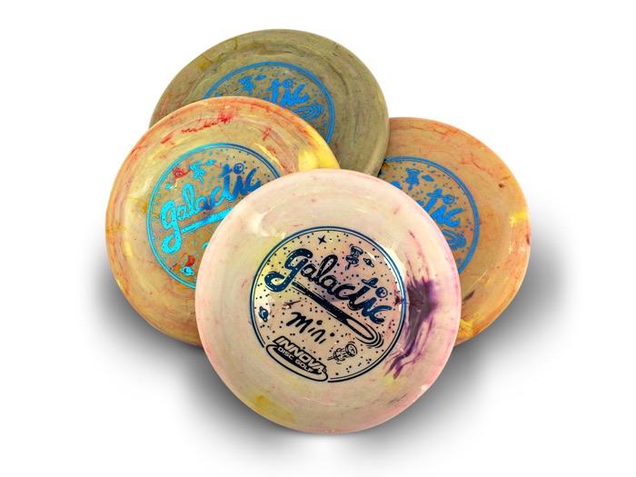 Innova Galactic Mini disc golf marker set, set of 5 swirly mini discs
