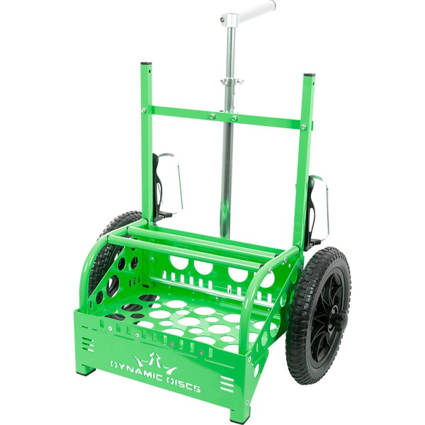 Disc golf push carts compared side by side